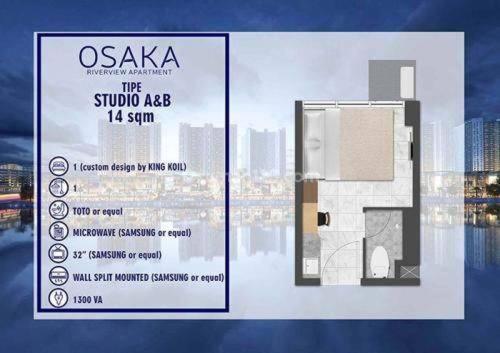 Apartmán Osaka Riverview Tangerang Exteriér fotografie